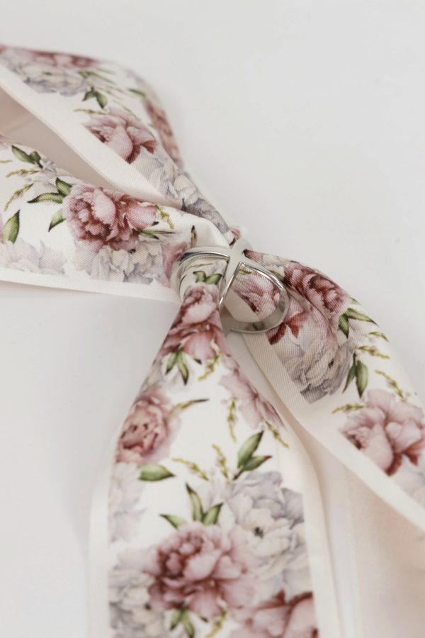 Копринено фишу Peonies - Image 2