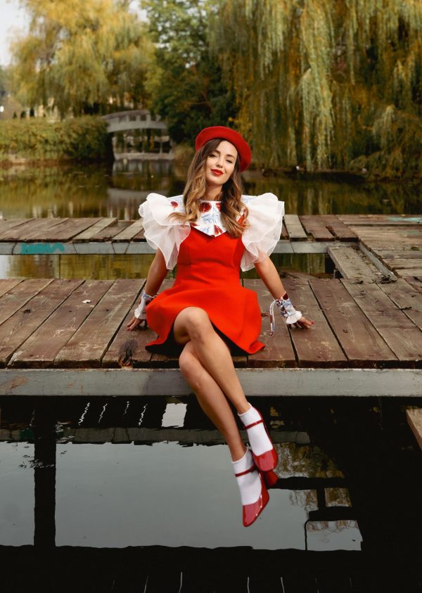 Out Of Stock: Подвижна яка със заострени форми POMEGRANATE - Image 2
