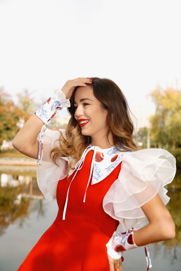 Out Of Stock: Подвижна яка със заострени форми POMEGRANATE - Image 4