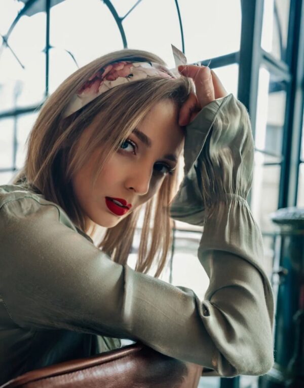 Копринено фишу Gali - Image 4