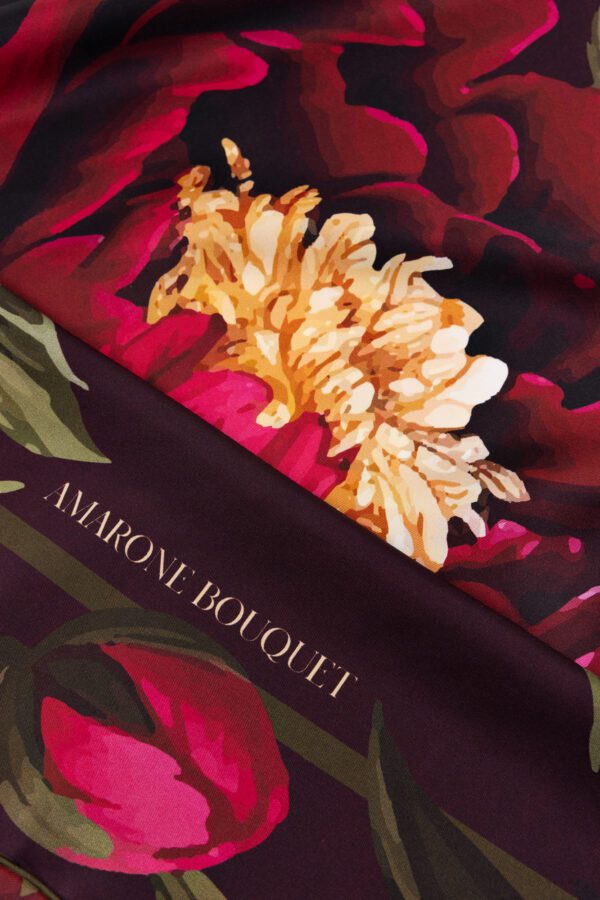 Копринен шал GALI: AMARONE BOUQUET - Image 3